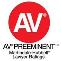 AV Preeminent Martindale-Hubbell Lawyer Ratings